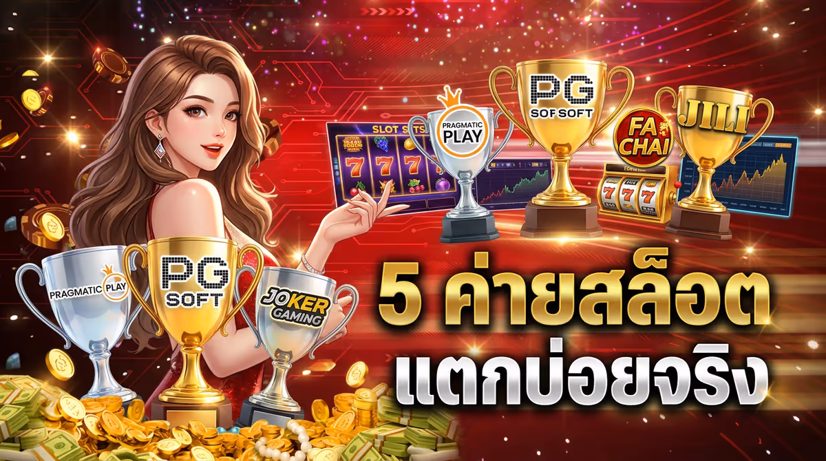 5 ค่ายสล็อตใน VIP369 ที่ผมเล่นแล้วรู้สึกว่าแตกบ่อยกว่าที่อื่น (มีหลักฐาน)